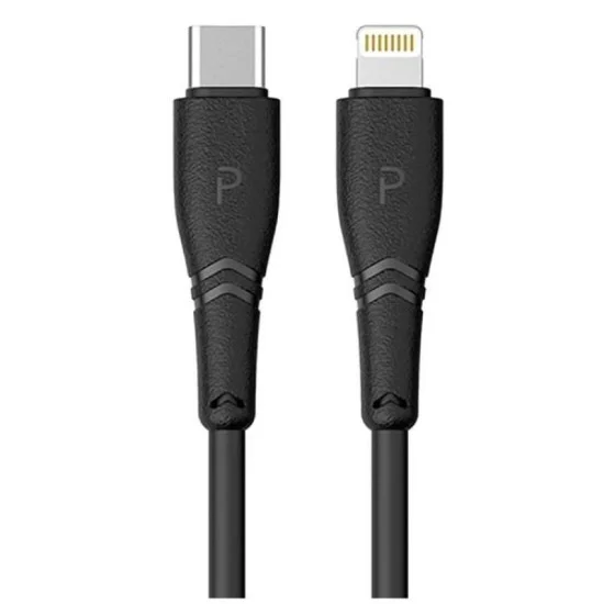 Pawa Solid Car Charger Pd 48W+ Qc With Type C To Lightning To Cable